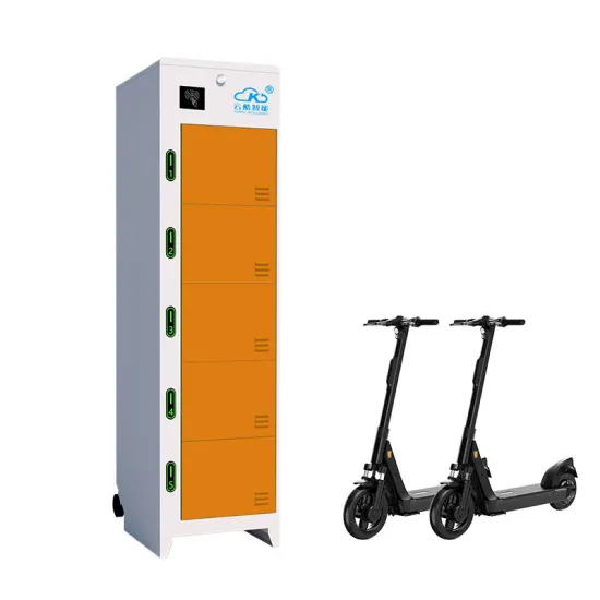 Upward-maintenance Orange 5 Slots Battery Swapping Station