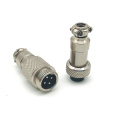Male Female GX12 Butt-Joint Aviation Cable Plug Connector