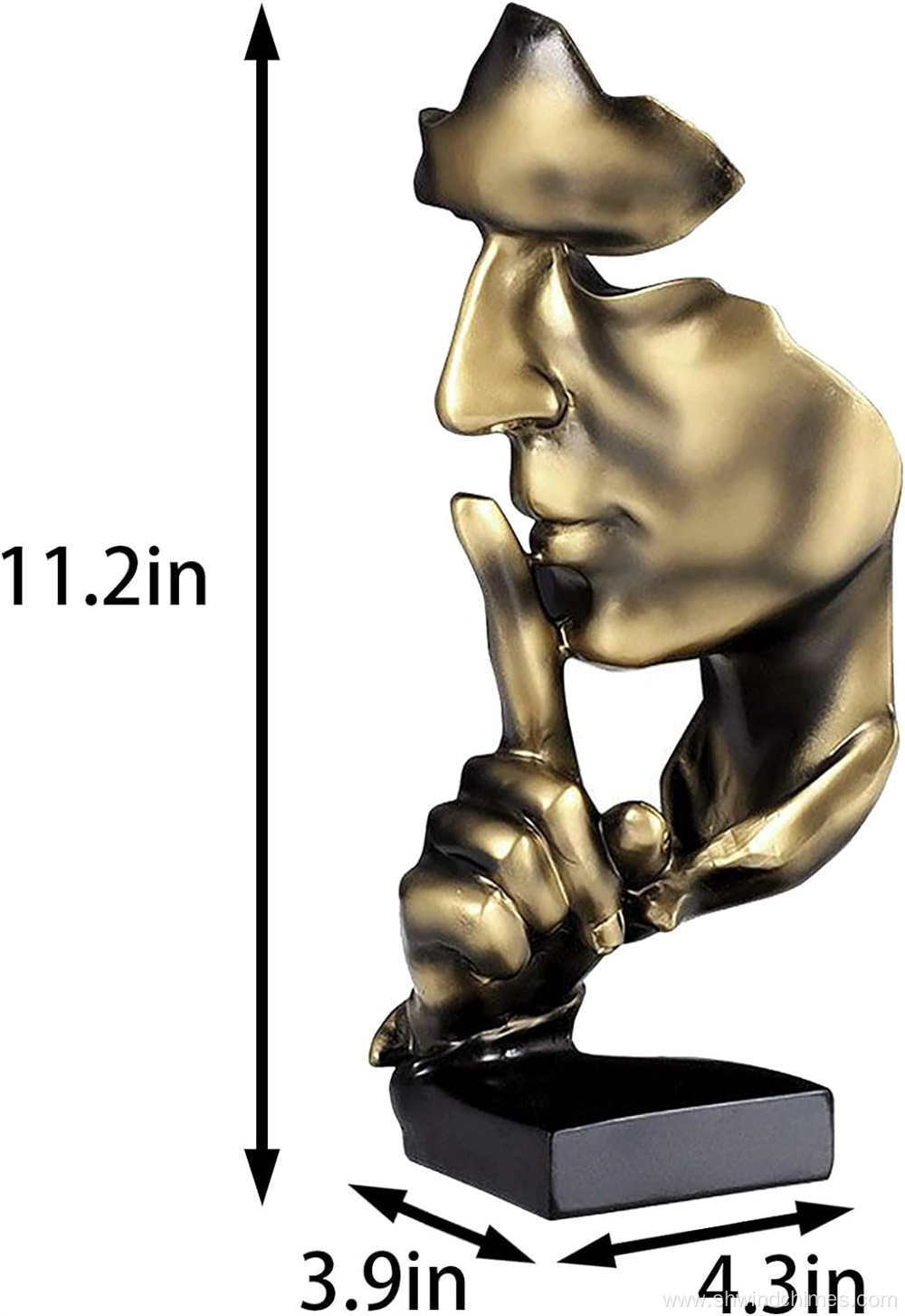 Silent Elegance Abstract Art Figurine