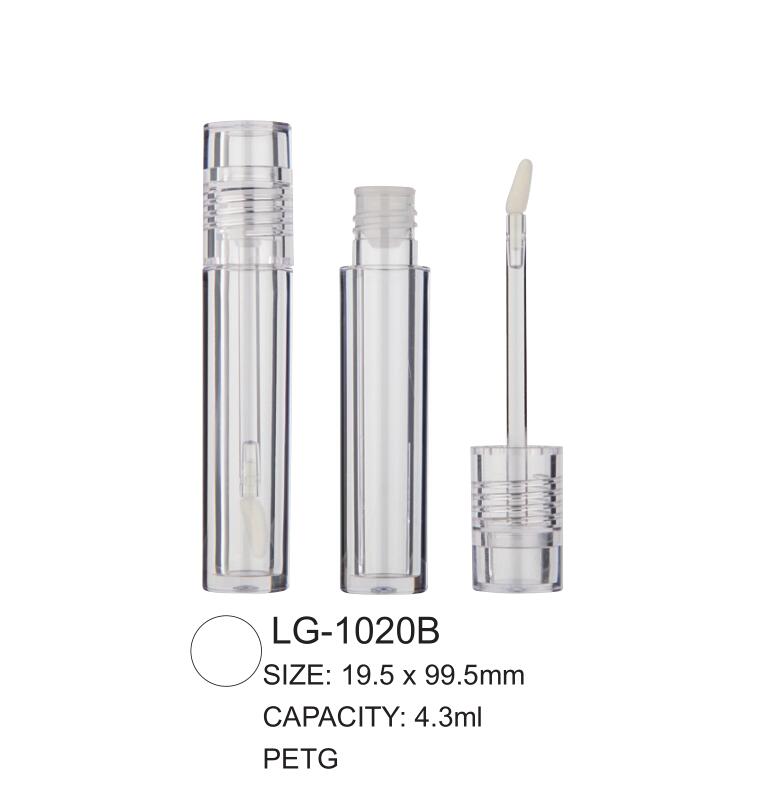 4,3ml Viên chứa bao bì ống lipgloss nhựa tròn