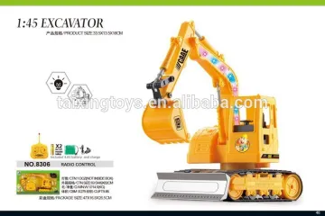 Hot Sell Wholesale Price Children Radio Control Excavator truck with light