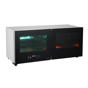 Factory Aangepast Horizontale UV/Ozone Sterilizer Cabinet voor afwasontdiging en drogen