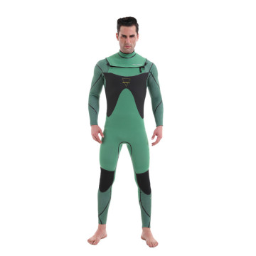 सीस्किन 3/2 मिमी लंबी आस्तीन छाती जिपर सर्फिंग wetsuits