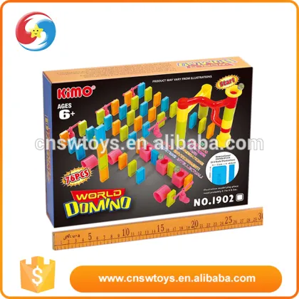 Best selling gift for children plastic funny domino game toy