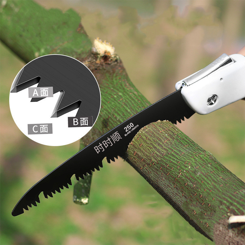 High Quality Warehouse Outdoor Portable Camping Garden branch pruning saw tree folding blade hand saw steel handsaw