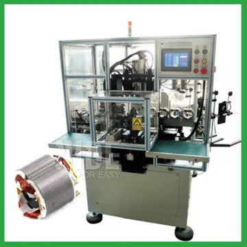 Automatic two poles stator coil making machine