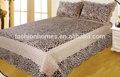 Embroidery Micro-plush / Micro-Velvet Quilt cover.