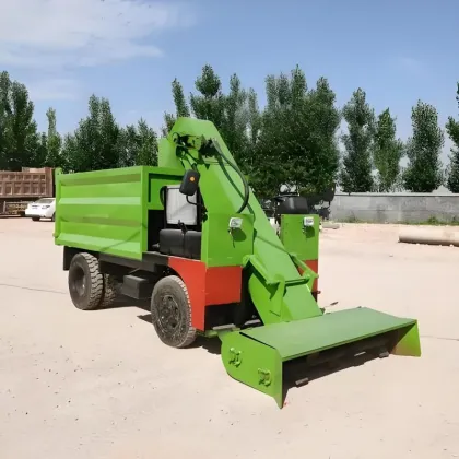Efficient Three-Wheeled Manure Truck for Agricultural Manure Cleaning and Scraping Equipment