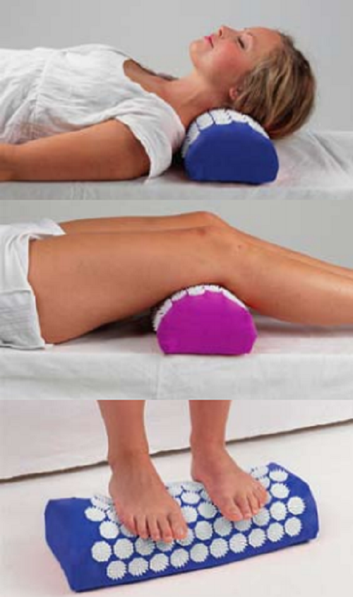 half-round acupressure massage pillow