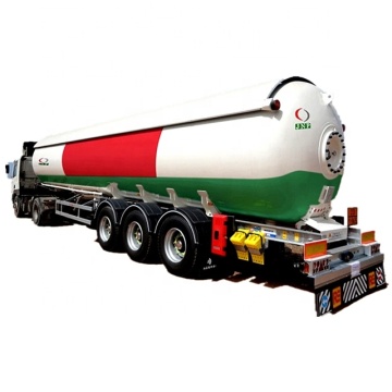 3-Axle 50000liters 25tons LPG Bridger Truck Tanker Trailer with Fuel Box