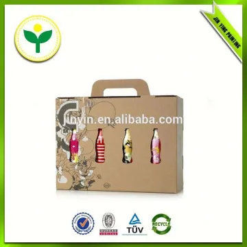 2014 Top Fashion wine handle packaging box
