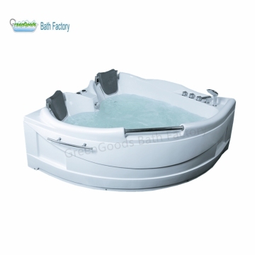 GreenGoods 2 Person Indoor Corner Spa Bath Tub