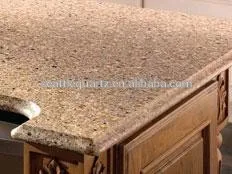 fashion sparkle quartz slab kitchen top