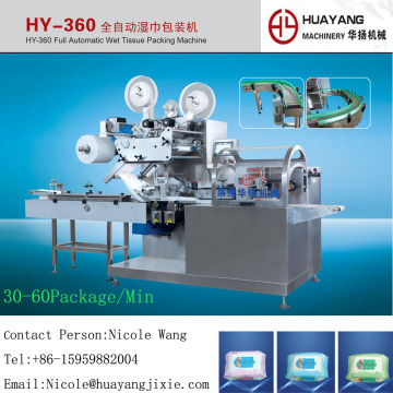 HY-360 Full Automatic Wet wipes Packling Machine 5-120pcs