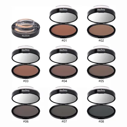 Professional Eyebrow Powder Stamp Kit with Waterproof Brow Enhancers