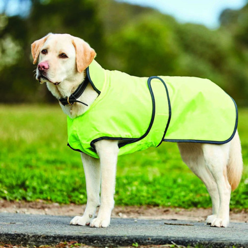 Abrigo de bata para perro chaqueta reflectante para perro