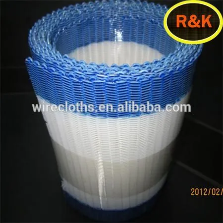 Spiral dryer screen for paper machine