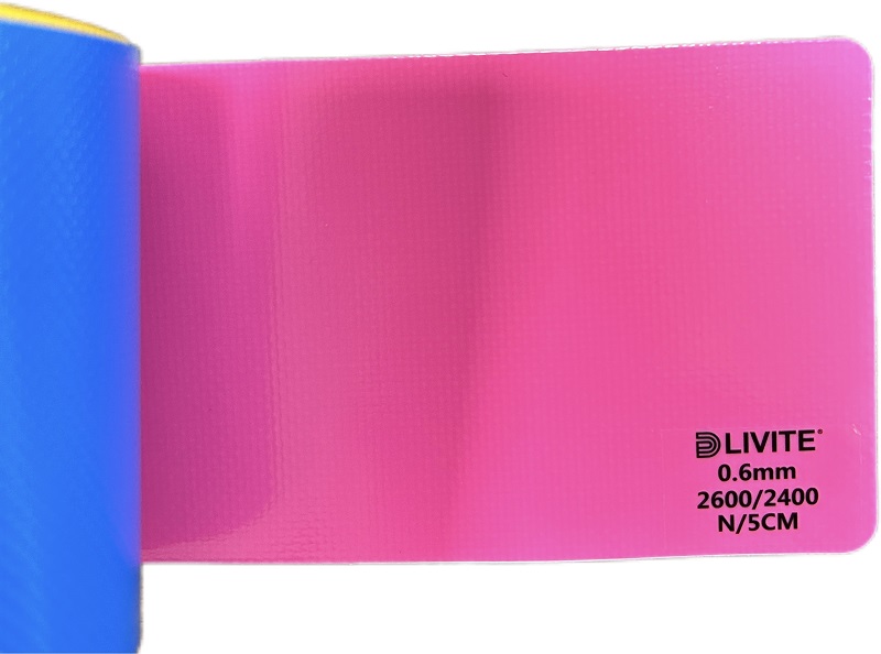 Livite 760GSM 0.6mm MATT PVC 직물 풍선 보트 재료