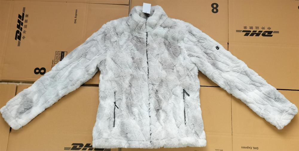 Printed Fake Fur Jacket Ab2x 2