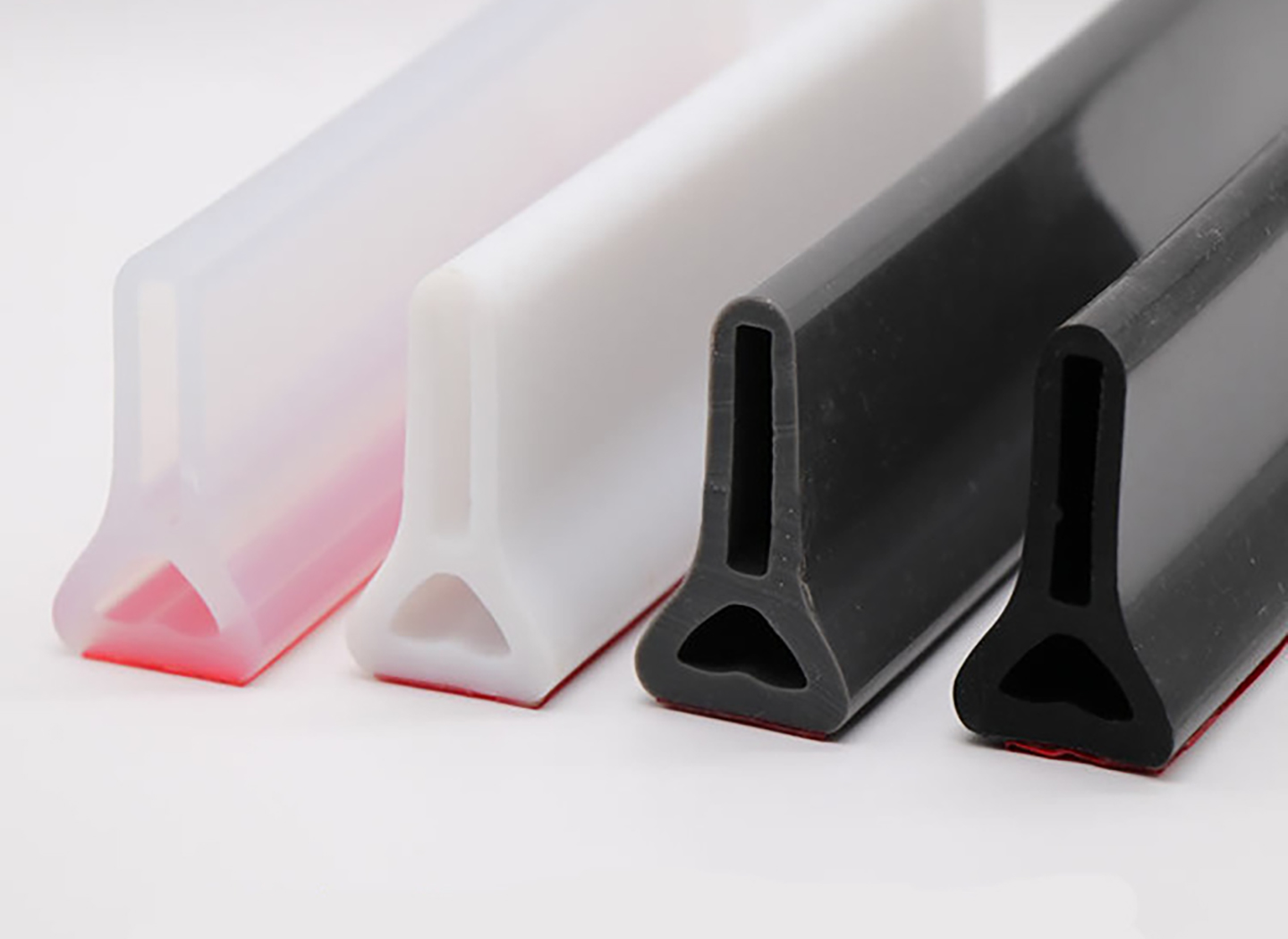 Shower water barrier strip