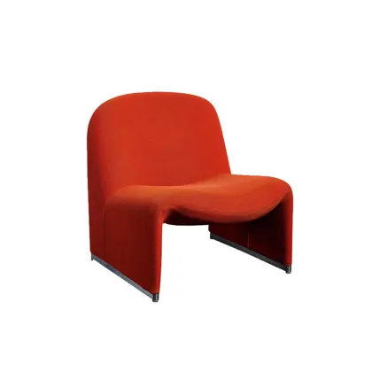 Nordic Simple Leisure Modern M-Shaped Hotel Fabric Chair