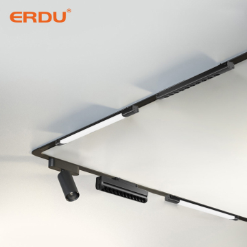 ERDU 48V Magnetic LED Track Light - Modern Ultra-Thin Mini Linear Track Lighting