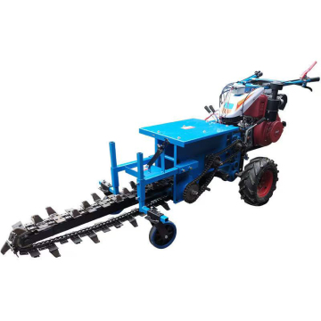 Walk Behind Trencher Machine for Deep Ditch Digging: 100 cm Soil Chain Trencher