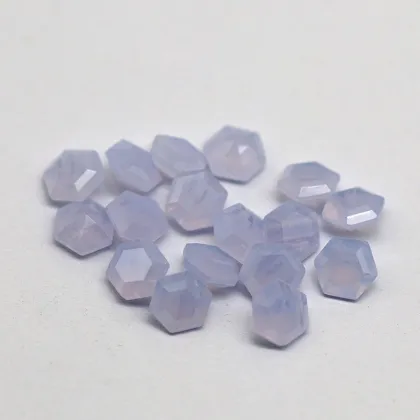 Natural Purple Agate Ring Face Purple Chalcedony Gemstone