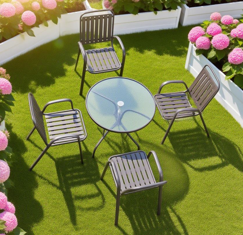 contemporary outdoor dining set
