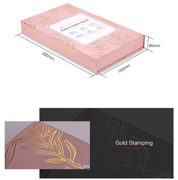 Kotak Pembungkusan Kosmetik Pink Rigid Custom