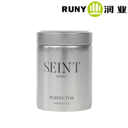 Round frosted powder iron can