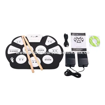 Konix Silicone Roll-up Drum Kit for Children