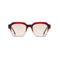 Fashion Designer Square UV400 Acetate Polarized Sunglasses