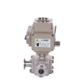 Bore elétrico higiênico encapsulado 3way Ball Valve