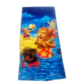 rectangular pure cotton plain cotton beach towel