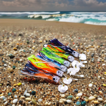 NEWMAJOR 100g 65g PVC Octopus Lure for River, Lake, Stream & Ocean Fishing