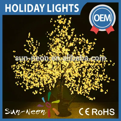 Top Sell High Quality Outdoor Decorative Led Spiral Tree Lighted Blossom Garden Flower