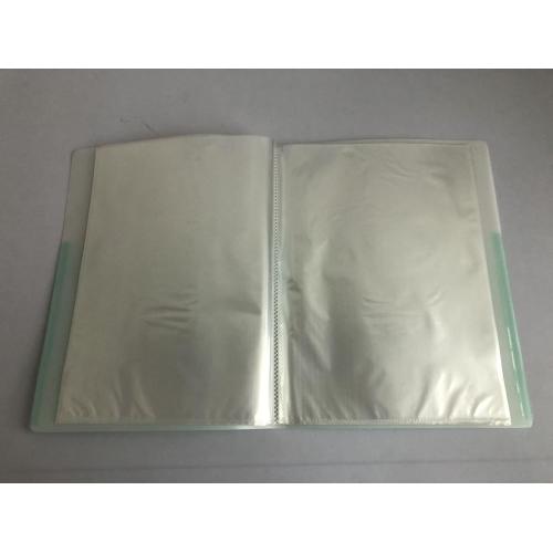 Transparent clear identification display book