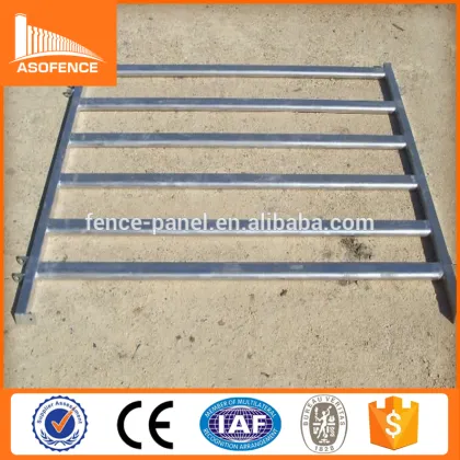 Portable 2.1x 2.4m galvanized used corral panels in united states