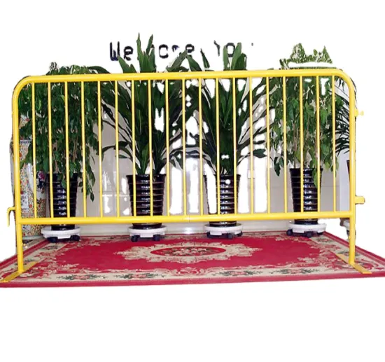 Steel bike rack crowd control barriers