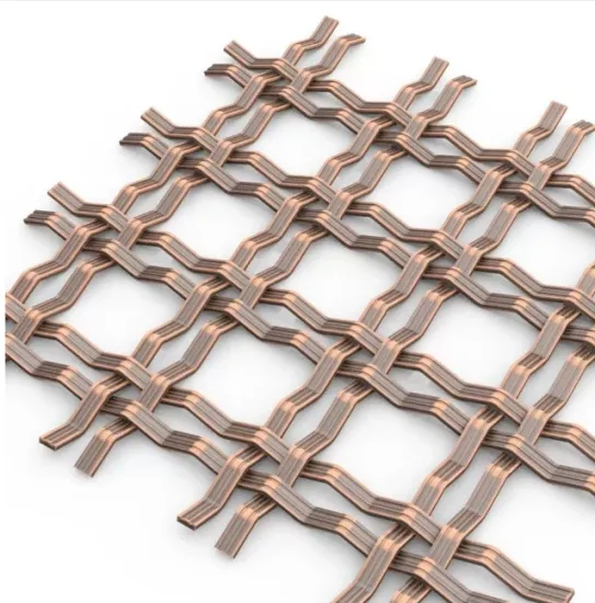 Architectural Woven Wire Mesh for Cabinet Decoration - Stainless Steel Mesh