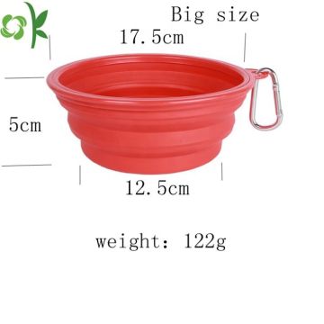 Silicone Travel Food Bowl Reusable For Dogs