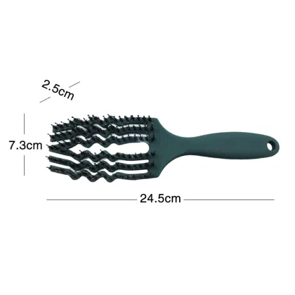 Gloway 100% Natural Material Hair Brush: Wheat Straw Compostable Detangler Brush