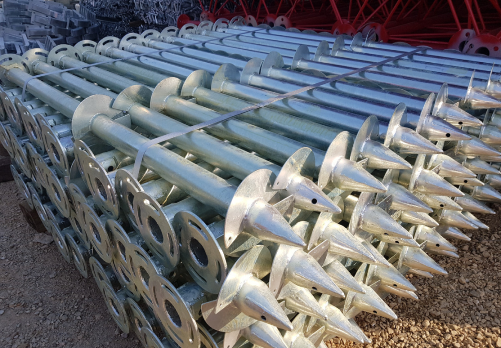 Carbon Steel Helix Ground Screw Helical Screw Pile