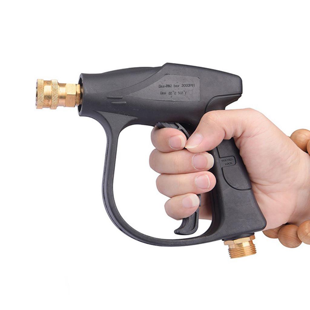 Factory Direct High Pressure Power Washer Water Spray Gun Wand Brass Fitting 3000 PSI Car Clean