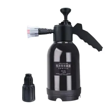 Manual Pneumatic Foam Spray Bottle for Car Wash - Acid and Alkali-Resistant Fan-Shaped Sprayer
