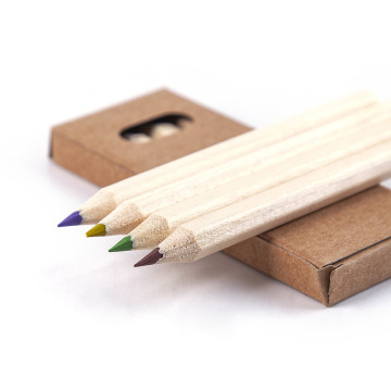 Eco-Friendly Mini Color Wood Pencils Set for Kids Drawing - 3.5 Inches