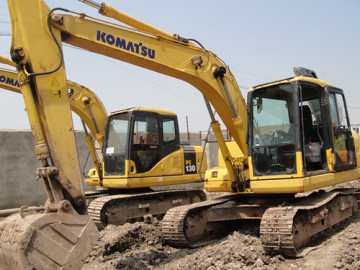 Komatsu pc130-7 excavator second hand 2009 pc120-6