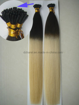 Ombre Human Virgin Remy Keratin Hair Pre Bonded Extensions