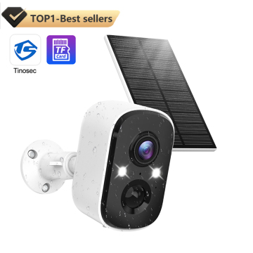 Tinosec 3MP Low Power PIR Wireless Outdoor Solar IP WiFi Security Camera System
